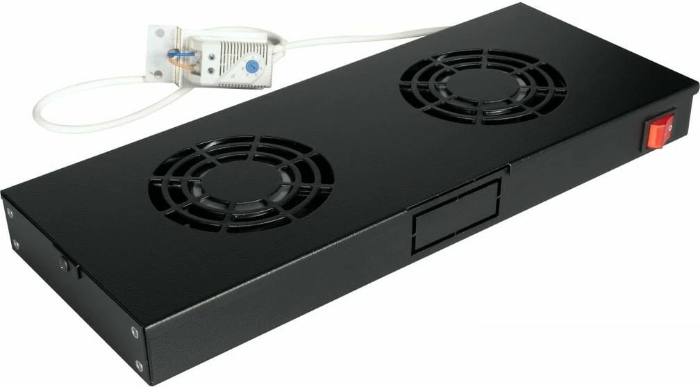 Modul ventilatorësh Equip 19", 2x ventilatorë, 1U, e zezë