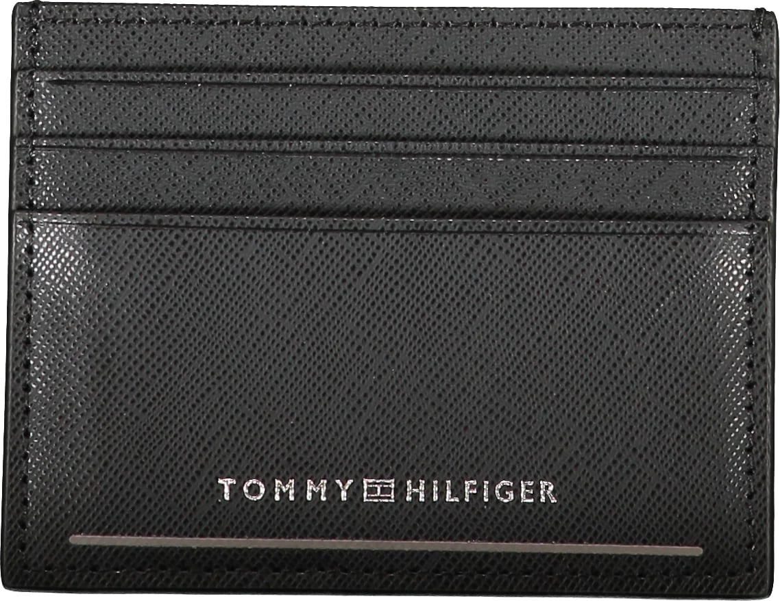 Portofol për meshkuj TOMMY HILFIGER, i zi