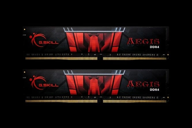 RAM Memorje G.Skill Aegis 8GB (2x4GB) DDR4 2133MHz, e zezë/kuqe