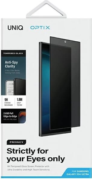 Xham mbrojtës privatësie UNIQ Optix për Samsung Galaxy S24 Ultra me aplikator