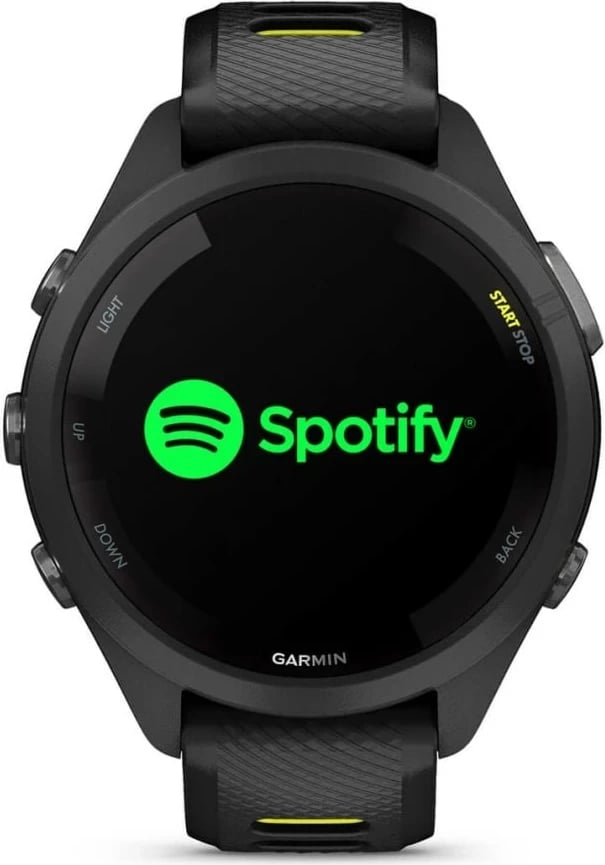 Smartwatch Garmin Forerunner 265S, 42mm, AMOLED, GPS, rrip silikoni, verdhë