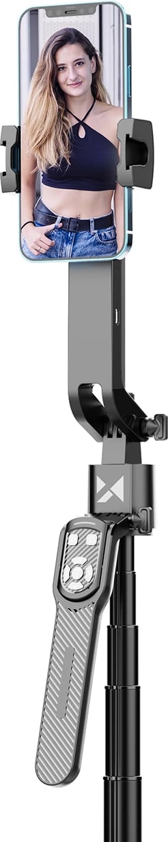 Selfie stick me tripod Wozinsky WST-360YS, AI auto face tracking, 360°, i zi