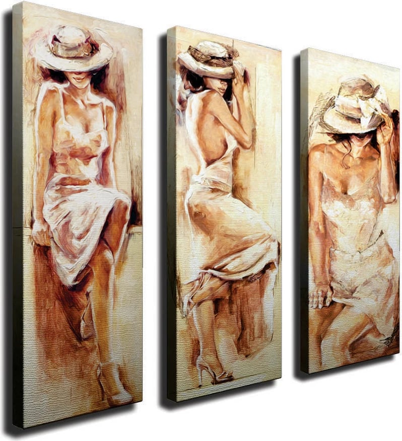 Pikturë dekorative në kanavacë (3 pjesë), Wallity, CU14