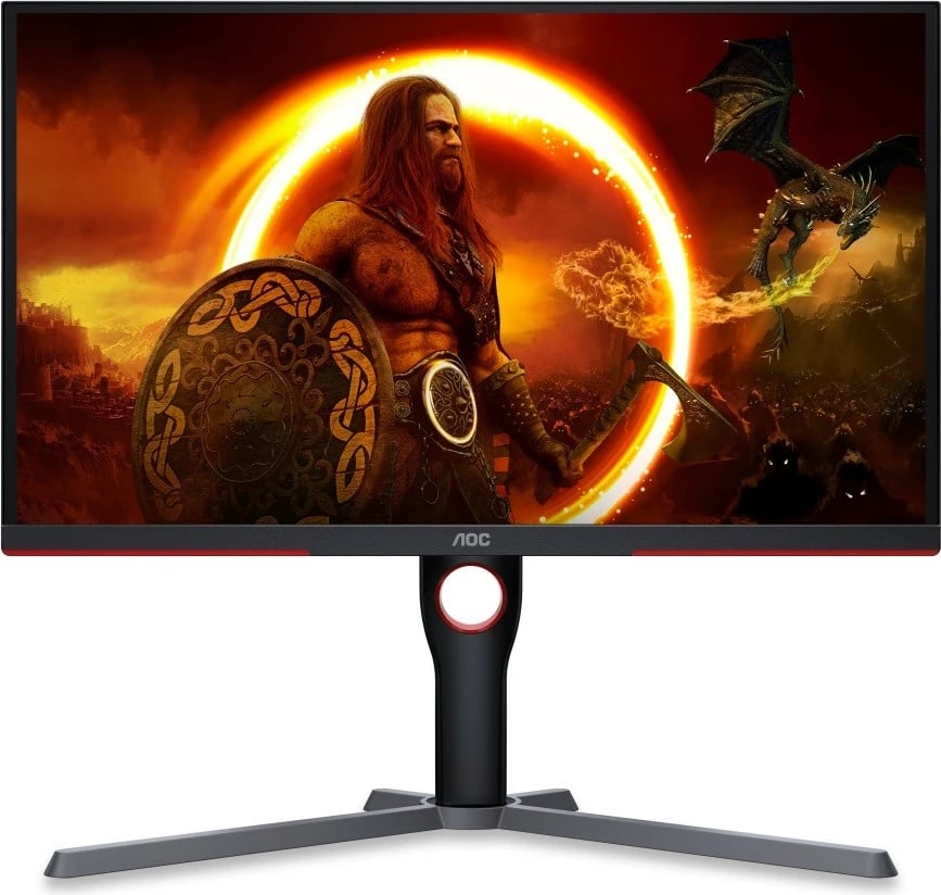 Monitor AOC 25G3ZM/BK, 24.5 inç, VA, 240Hz, FHD, i zi-kuq