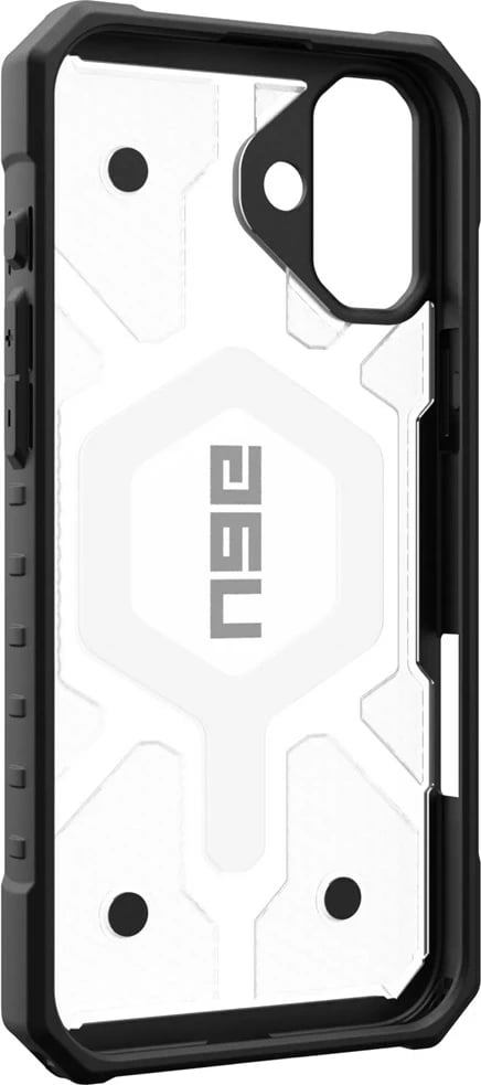 Mbështjellës [U] by UAG Pathfinder Clear për celular, për Apple, TPU, zi/argjendtë, 6.7"