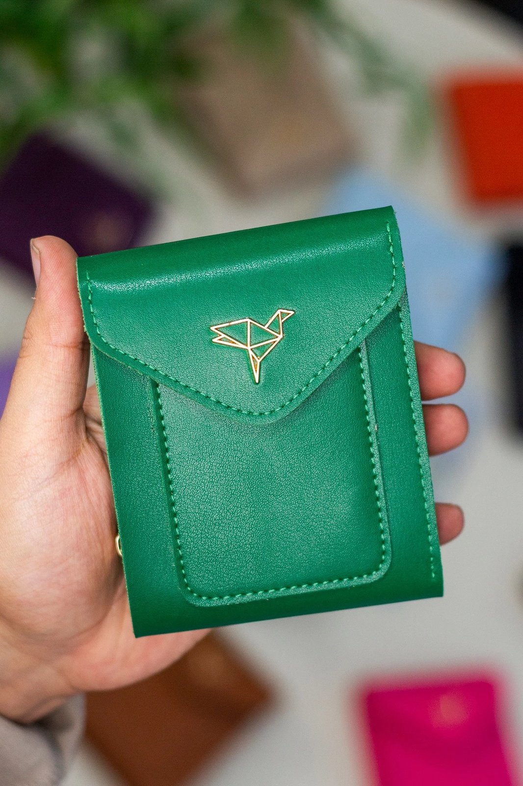 Portofol për gra, ngjyrë e gjelbër, Zoozie Bags, Peru