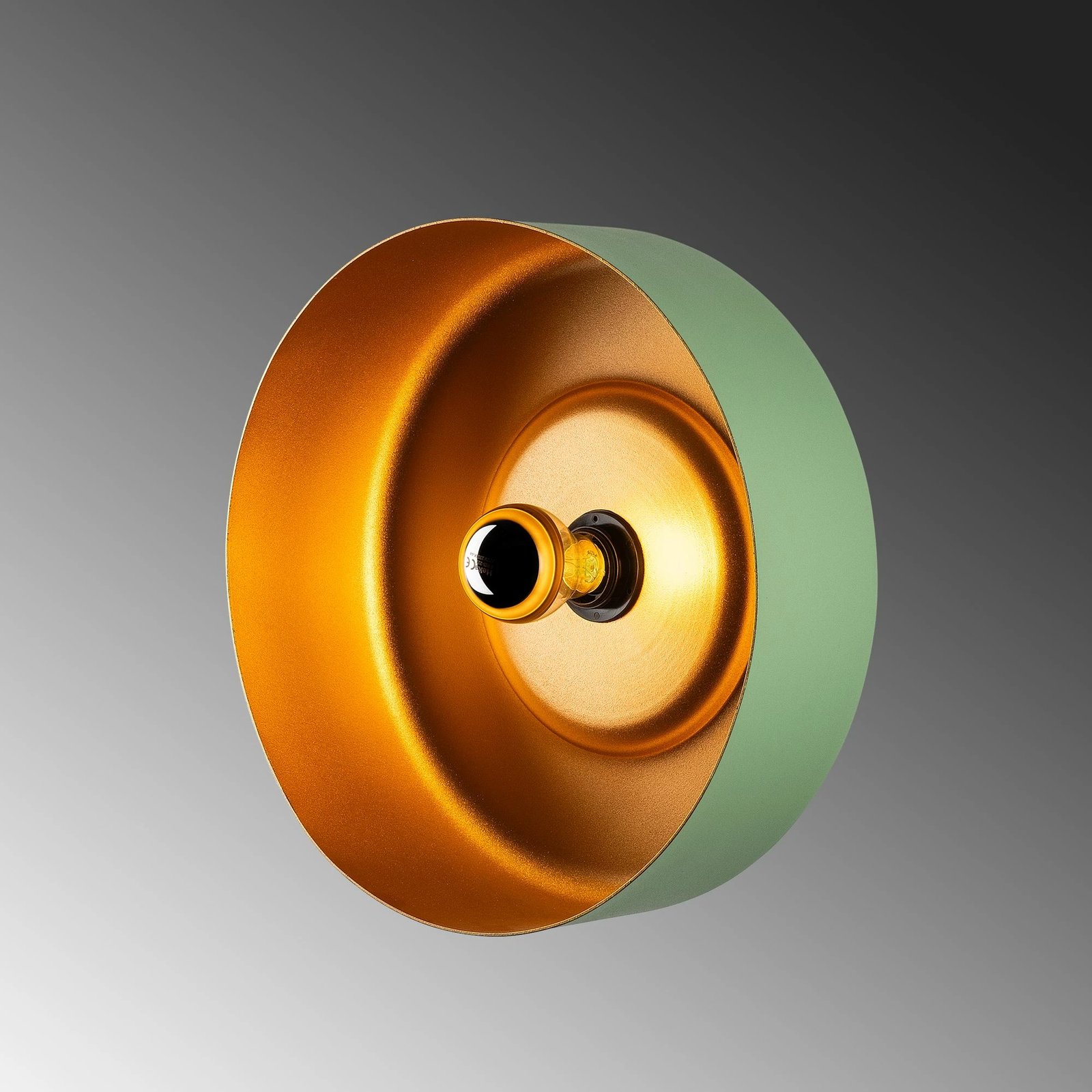 Llambë muri Opviq, Vesta - 15072, metalike, ngjyrë e gjelbër