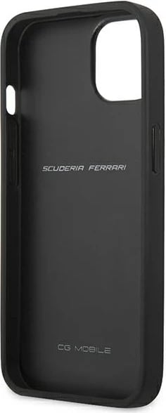 Mbështjellës Ferrari Off Track Quilted për iPhone 13 mini, 5.4", i zi, hardcase