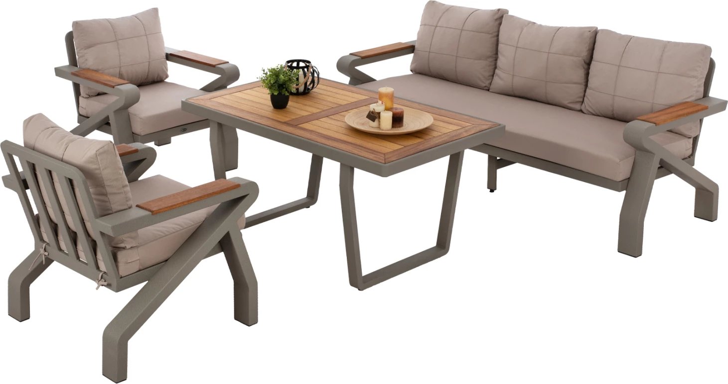 Set për jashtë 4 pjesësh, alumin gri, FH5885.01