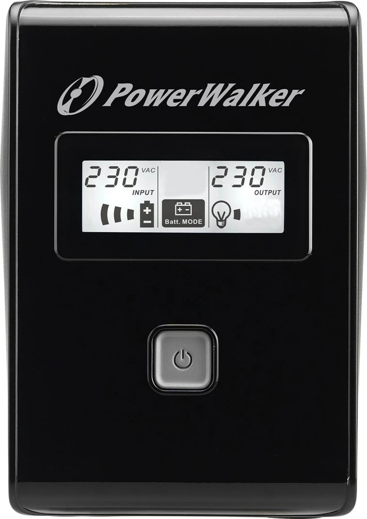 UPS PowerWalker VI 850 LCD, 0.85 kVA, 480 W, E zezë