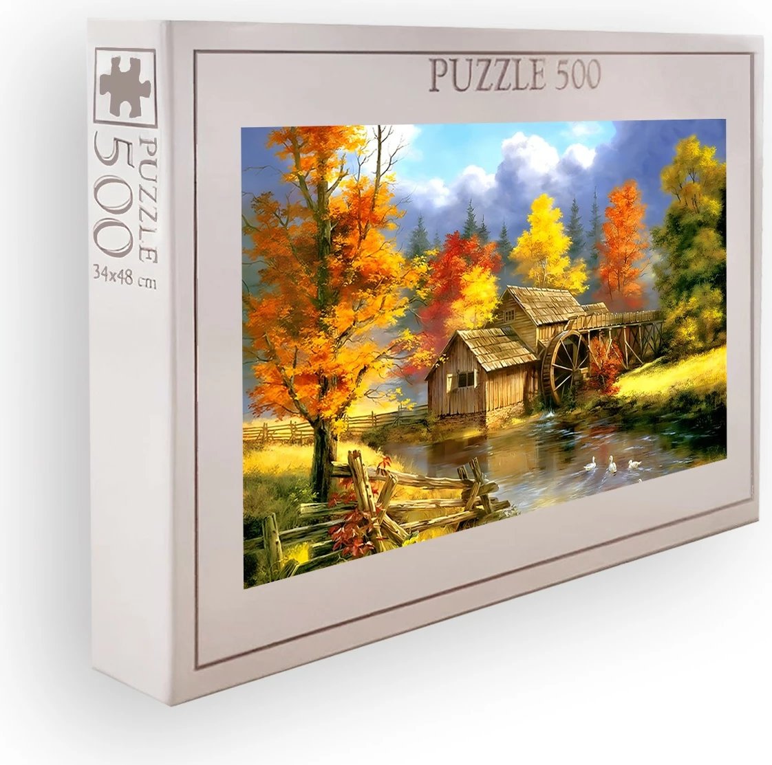 Puzzle 500 copë, Evila Originals, shumëngjyrësh, PZL_048_500