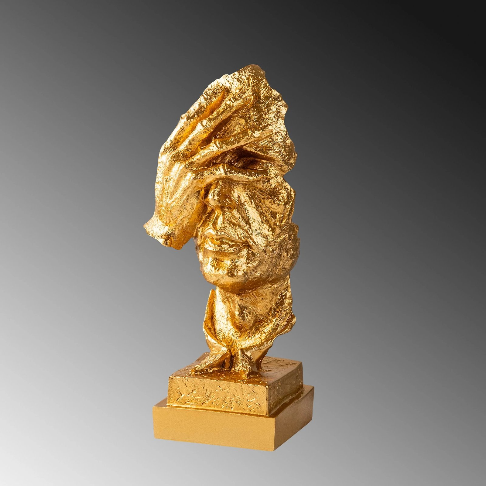 Objekt dekorativ Evila Originals, ngjyrë ari, Yak-032