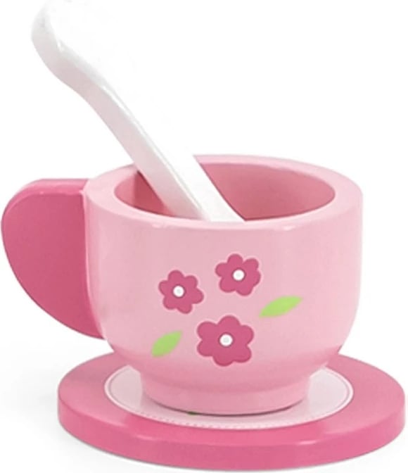 Set çaji druri me tabaka, Viga, 12 pjesë, për 18m+, multingjyrësh