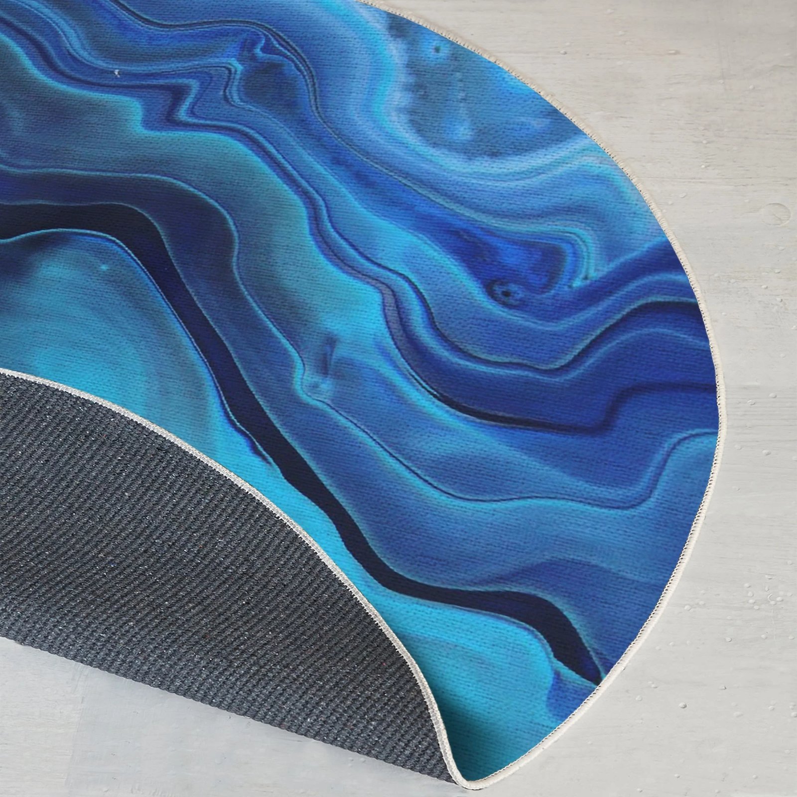 Qilim Conceptum Hypnose, blu, Woopamuk488, 80x80cm Qilim Conceptum Hypnose, blu, Woopamuk488, 80x80cm