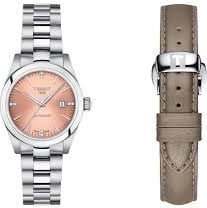 Orë dore për femra TISSOT Classic Dream me diamante, argjendtë