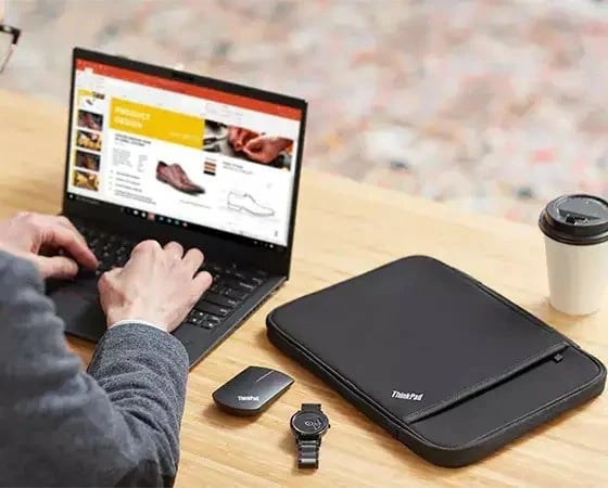 Mbështjellës Lenovo ThinkPad 14", 4X40N18009, Polyester, Zi