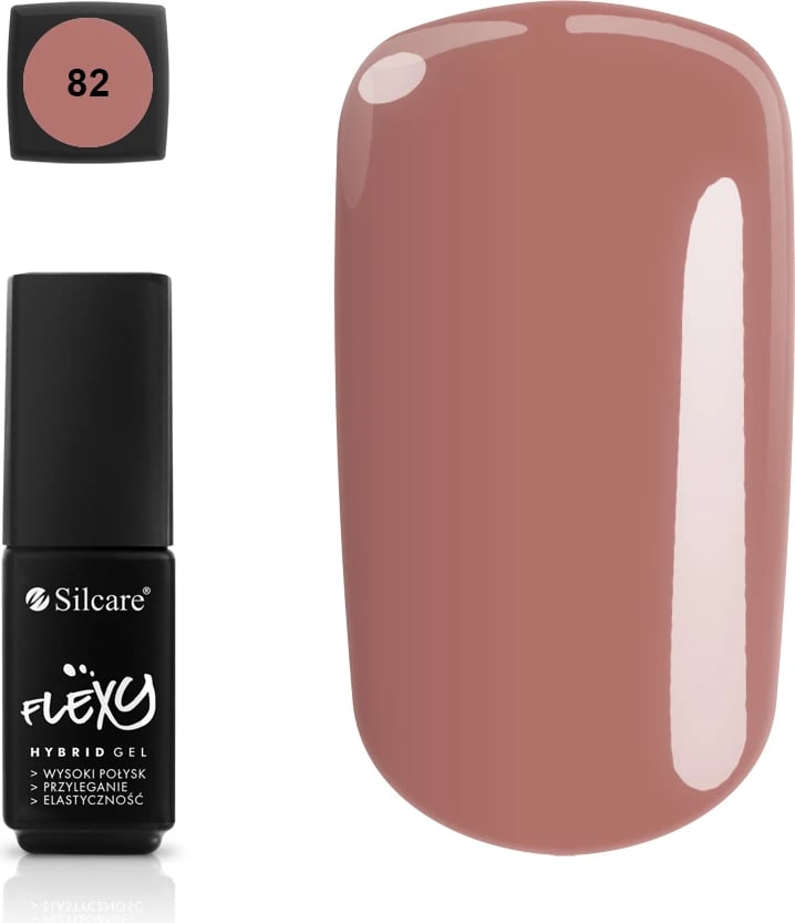 Llak për thonj për femra Silcare Flexy Hybrid Gel 82, 4.5g