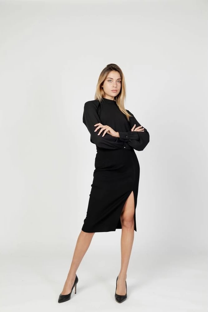 Bluzë Sandro Ferrone femra, e zezë