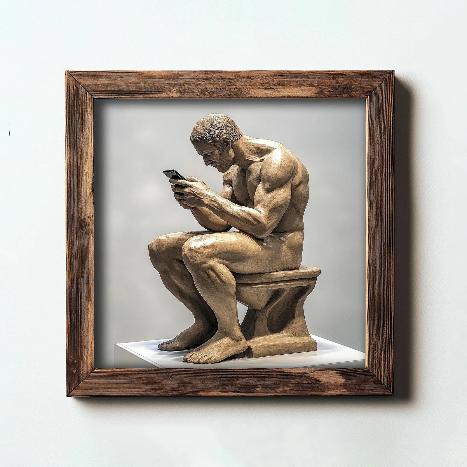 Pikturë dekorative me kornizë MDF, shumëngjyrëshe, Wallity, UKZM084