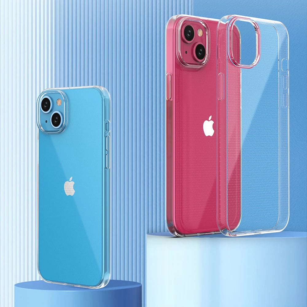 Mbështjellës Hurtel Ultra Clear për iPhone 15 Plus, Transparent