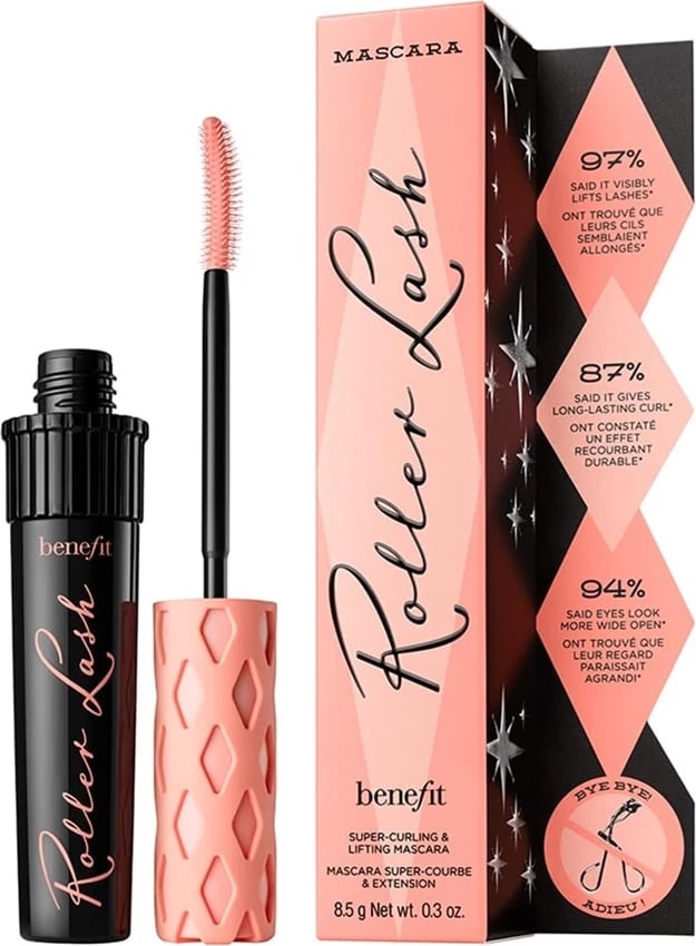 Maskarë për femra Benefit Roller Lash Curling & Lifting e zezë 8.5g