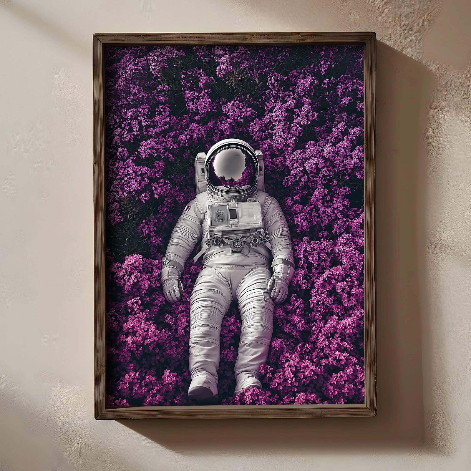 Pikturë dekorative me kornizë MDF, Wallity, TUN003-XL, shumëngjyrëshe, 50x70x3.5cm