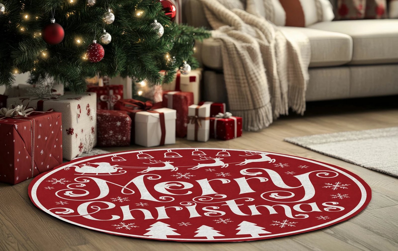 Qilim Krishtlindjesh, shumëngjyrësh, 100x100cm, Conceptum Hypnose, Crp-Yrlk26-5