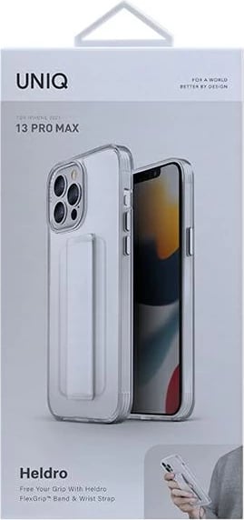 Mbështjellës UNIQ Heldro për iPhone 13 Pro Max, transparent