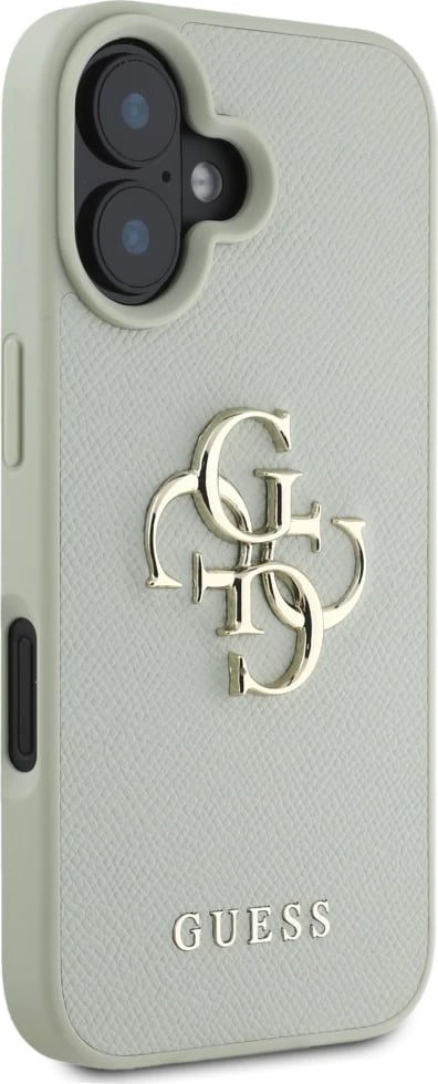 Mbështjellës Guess Grained Big 4G Logo Small Classic Logo për iPhone 16, Gjelbër Mbështjellës Guess Grained Big 4G Logo Small Classic Logo për iPhone 16, Gjelbër