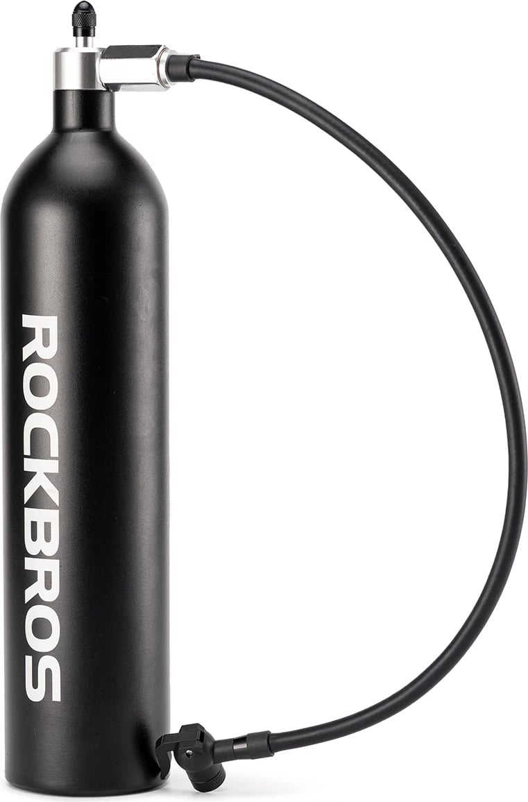 Tank presioni për goma tubeless Rockbros 42310010001, 1.2L, 200 PSI, e zezë