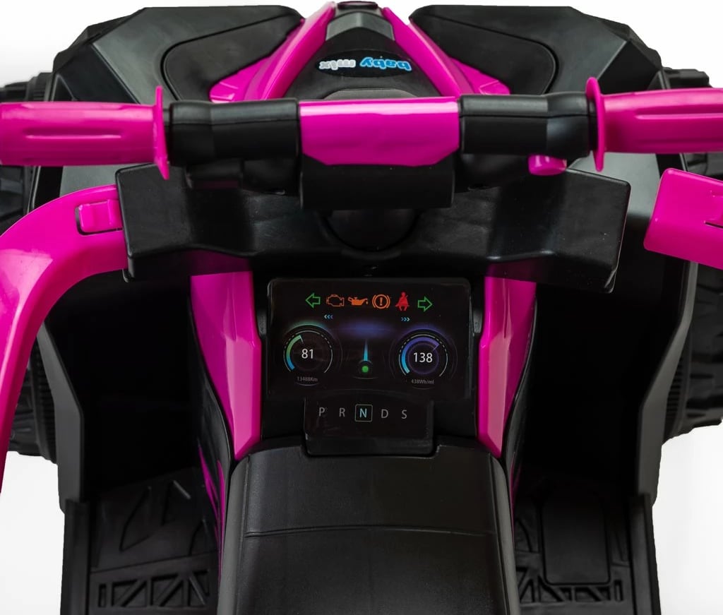 mjet shtytës fëmijësh, Baby Mix, Mega, me dorezë shtytëse, kapacitet 30 kg, buton me efekte zanore, blu