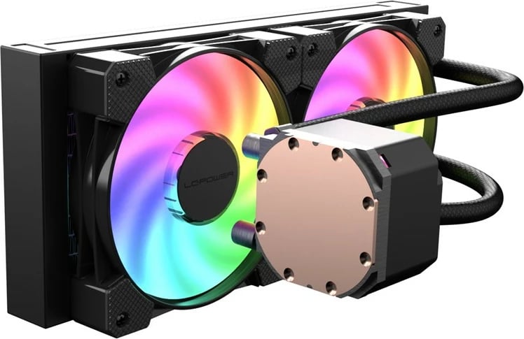 Ftohës i lëngshëm LC-Power LC-CC-240-B-ARGB, 240mm, ARGB, i zi