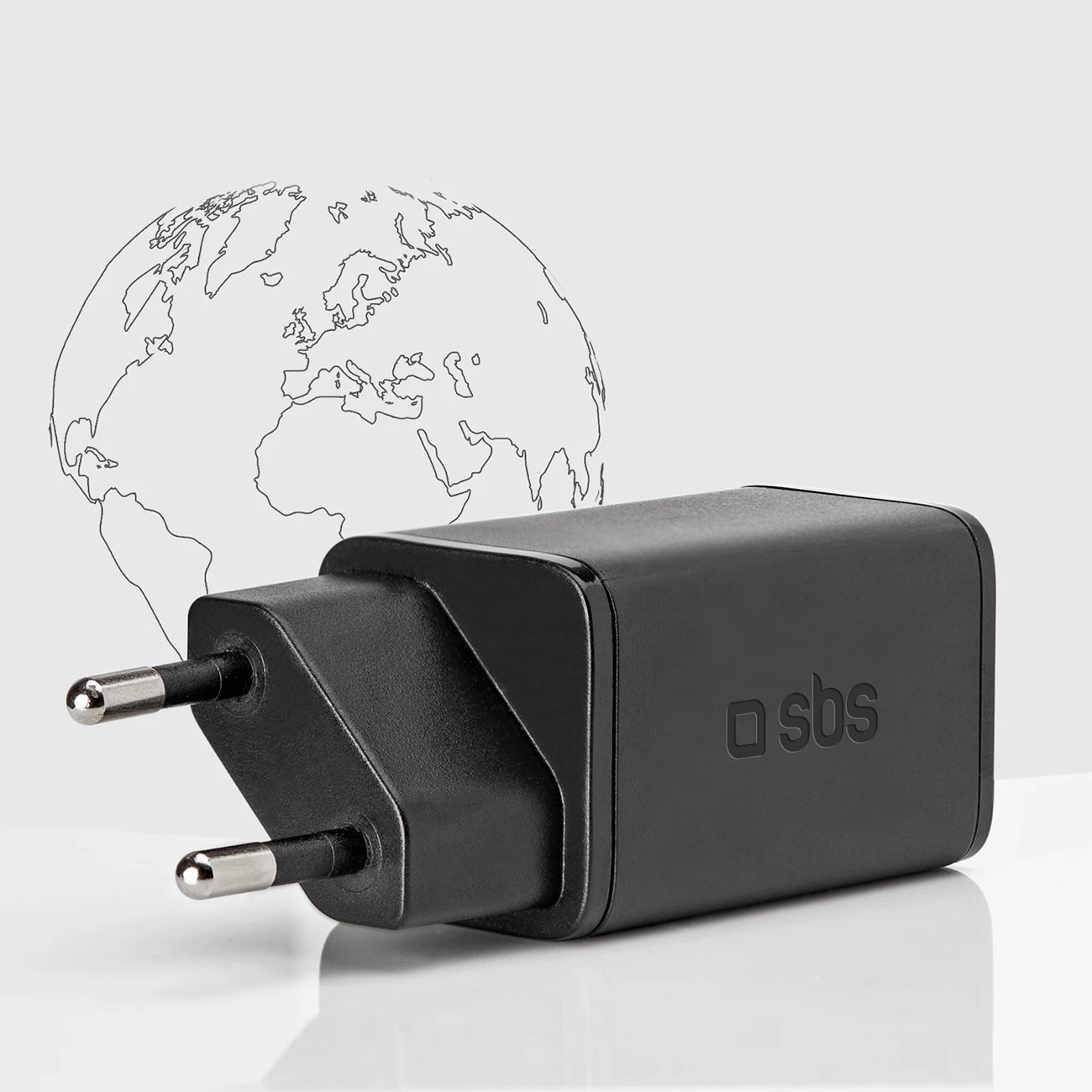 Karikues muri SBS TETRGAN1C45W, 45W, GaN, USB-C, Power Delivery, i zi