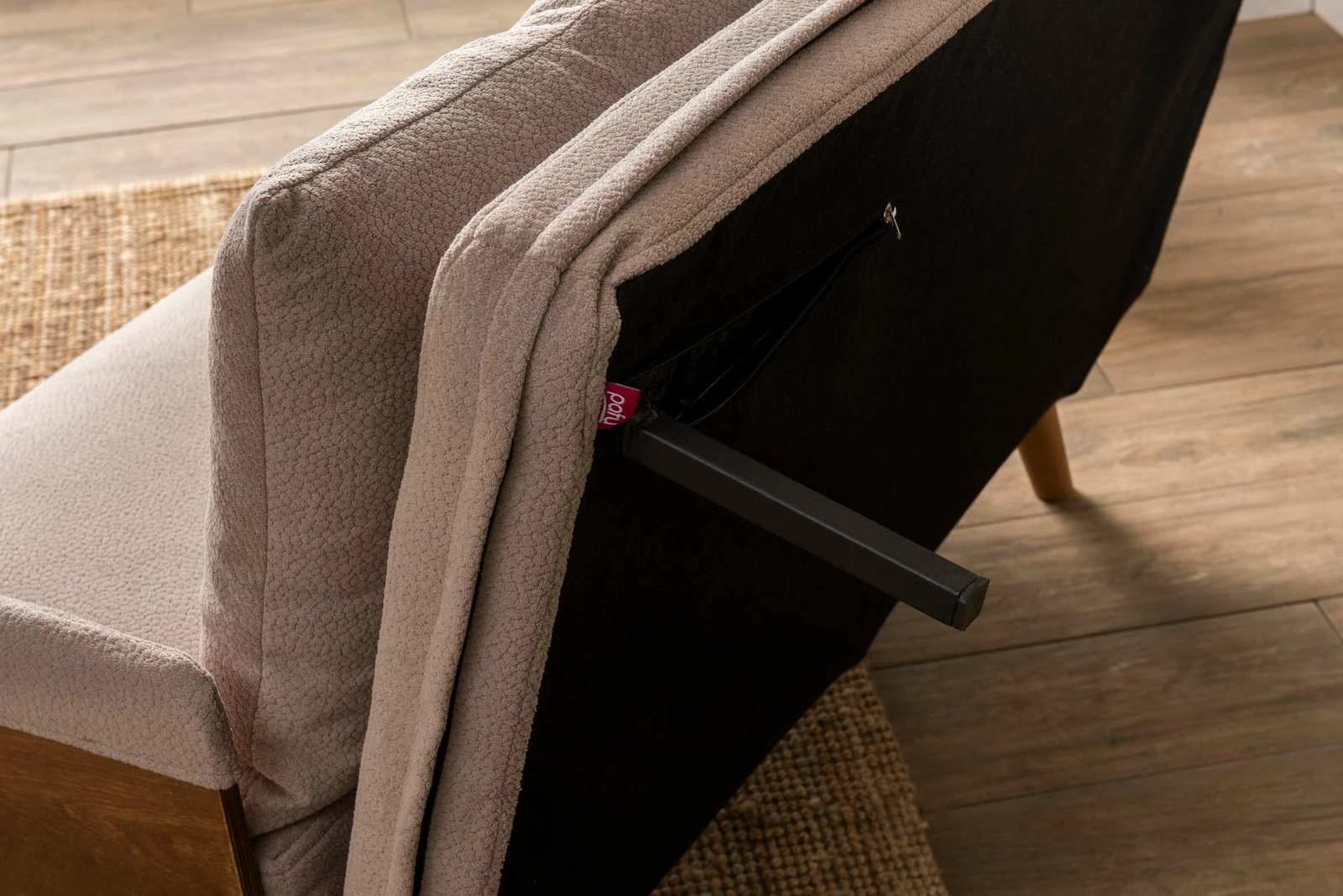 Divan-krevat dy ulëshe, Cosmo, ngjyrë mink, Atelier del Sofa Divan-krevat dy ulëshe, Cosmo, ngjyrë mink, Atelier del Sofa
