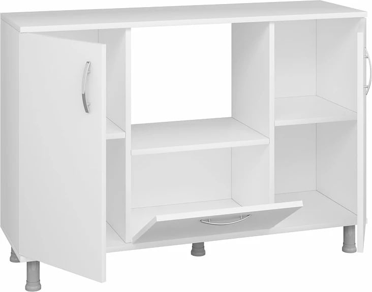 Komodë multifunksionale, ngjyrë e bardhë, Pietro, Hanah Home