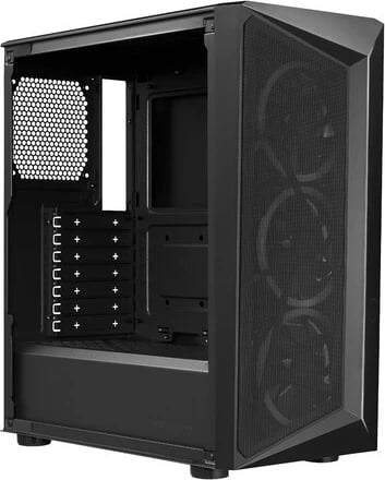 Kasë CoolerMaster CMP 510 + zasilacz MWE V2 650W 80+ Bronze, e zezë