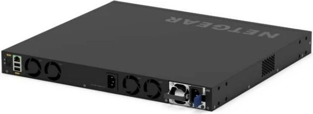 Switch i menaxhueshëm Netgear GSM4328, 24xGE PoE+, 4xSFP+, për rack, i zi