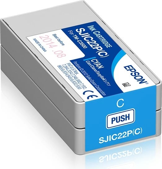 Kartrixh boje Epson SJIC22P(C), ColorWorks C3500, Cyan