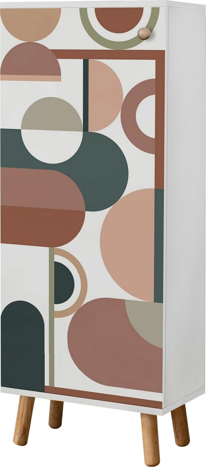 Set mobiljesh për korridor, ngjyrë e bardhë dhe e gjelbër, Skye Decor, 942 - 1070