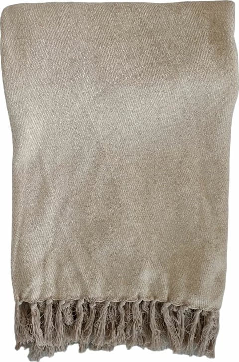 Batanije dekorative BELUD, 180x240, material tekstili, bezhë