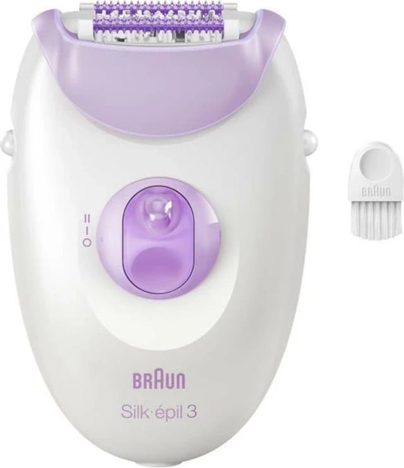 Epilator Braun Silk-épil 3 SE3000, vjollcë/bardhë