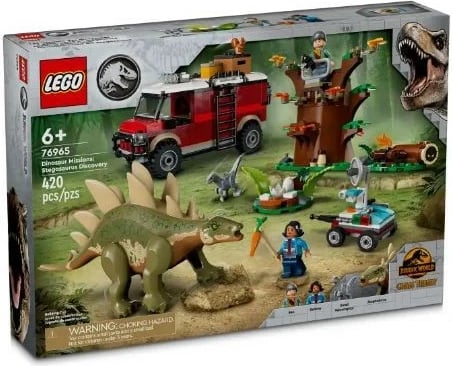 Set ndërtimi LEGO Jurassic World 76965 Dinosafari: Stegosaurus Discovery, 420 pjesë
