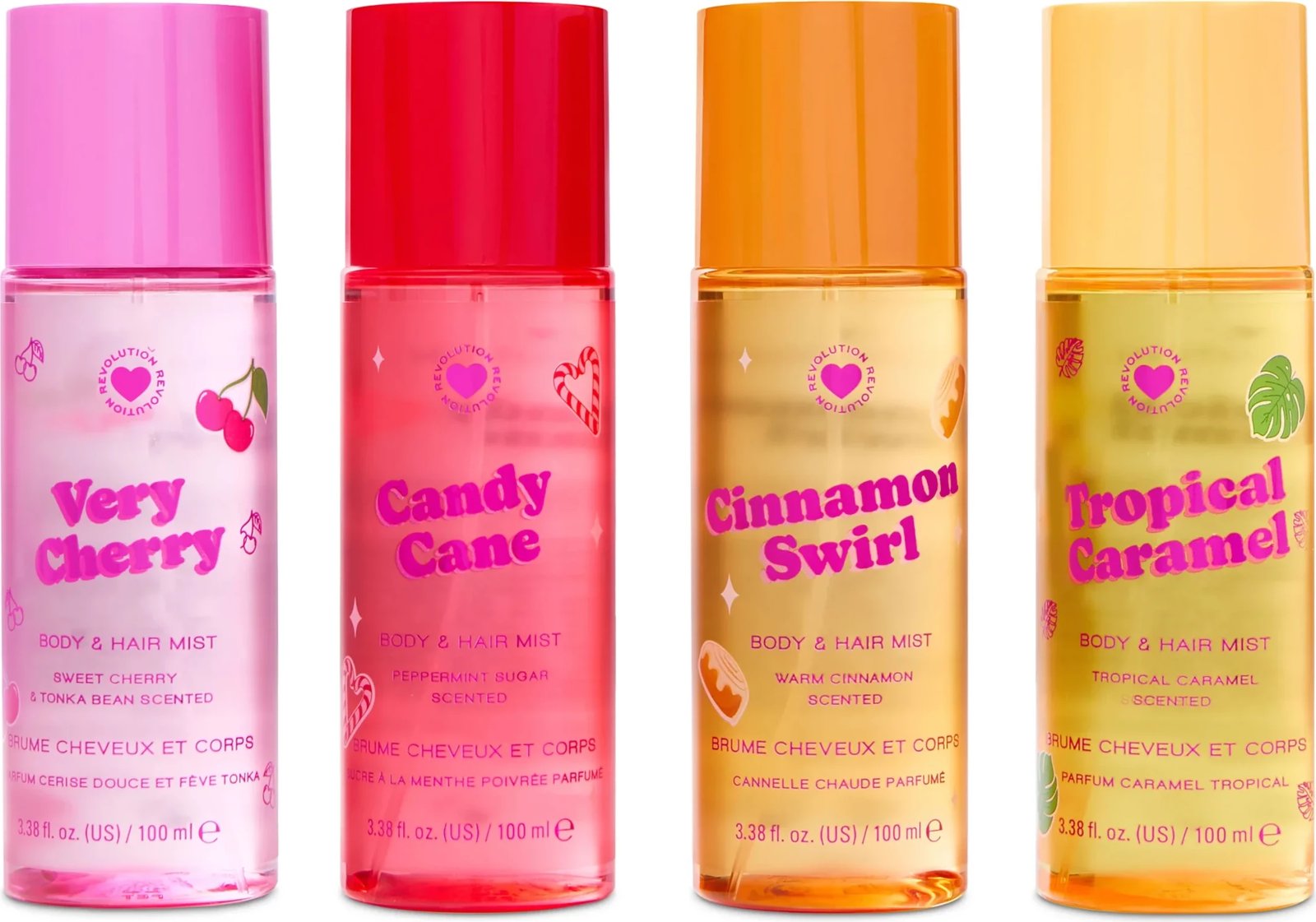 I Heart Revolution Misting You Mini Body Mist Set