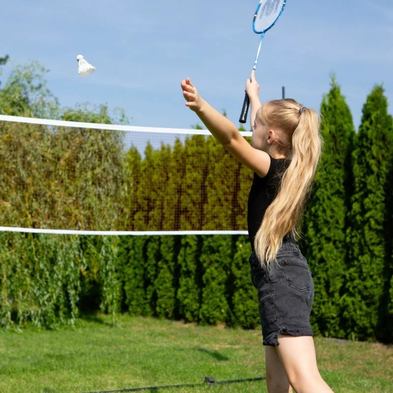 Rrjetë badminton Meteor, unisex, e kuqe
