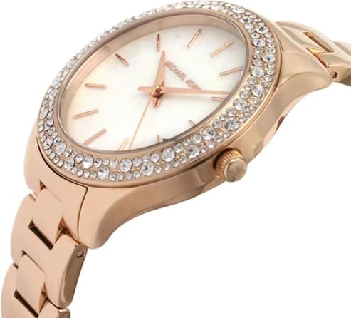 Orë dore MICHAEL KORS LILIANE për femra, rozë e artë