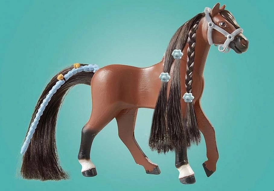 Set lodrash Playmobil Horses of Waterfall 71355 Zoe dhe Blaze me pengesa, 67 pjesë
