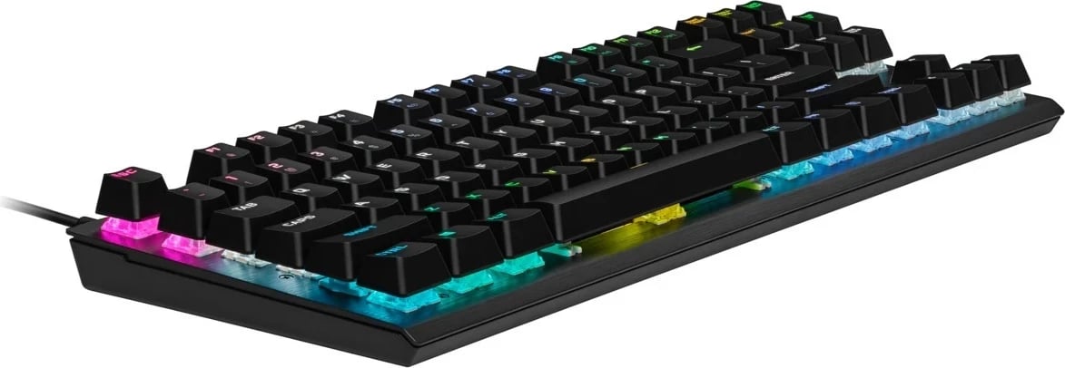 Tastierë mekanike Corsair Gaming K60 Pro TKL OPX, RGB,e zezë 