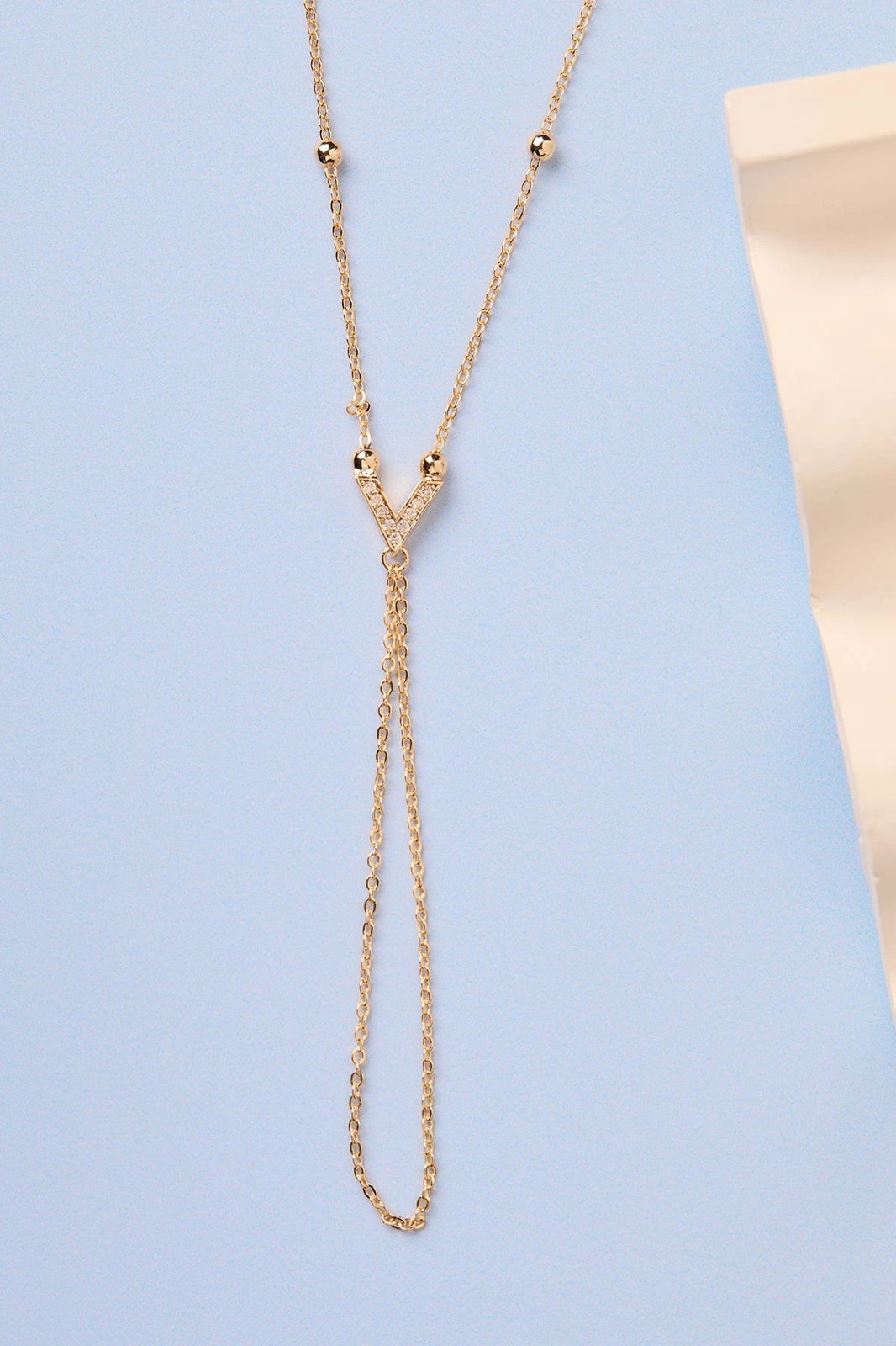 Zinxhir metalik Elika, ngjyrë ari, CSHM9957A