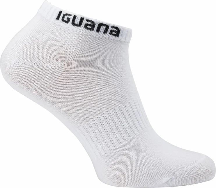 Çorape të shkurta Iguana, unisex, të bardha