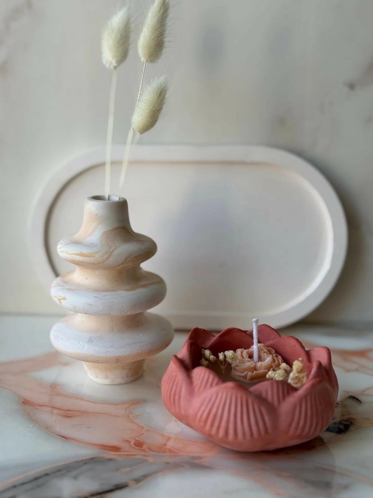 Set qirinjsh (3 copë), Glamour Candle 33ST, Evila Originals